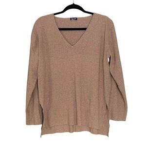 SPLENDID Camel V-Neck Long Sleeve Sweater
Camel S